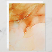 オレンジマーリースクラップブック紙 (正面/裏面)