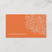 オレンジミイラのテレホンカード コーリングカード (裏面)