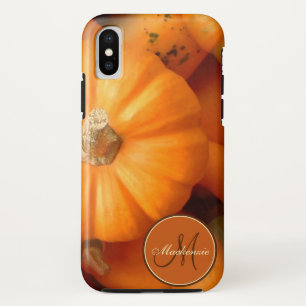 オレンジミニカボチャ&グルズ秋写真 iPhone X ケース