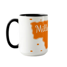 オレンジミレニアルMaMaデザイン90Sスローバック