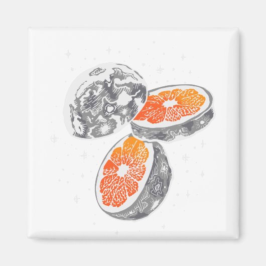 オレンジムーン マグネット (正面)