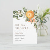 オレンジメインスクイーズブライダルシャワー 招待状 (スタンド正面)