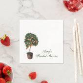 オレンジメインスクイーズ紙ナプキンス スタンダードカクテルナプキン (インサイチュ)