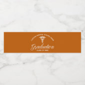 オレンジメディカルカスタムスクール卒業パーティー ペットボトルラベル (シングルラベル)