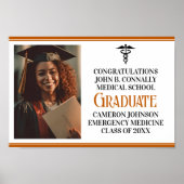 オレンジメディカルスクール写真卒業パーティー ポスター (正面)