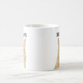 オレンジメパーソナライズされたーヌクーン飲料用コースター コーヒーマグカップ (中央)