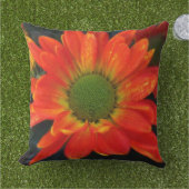 オレンジメンズアウトドアアクセント枕 アウトドアクッション (芝生)
