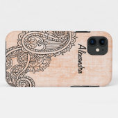 オレンジメンディモチーフBT iPhone 5ケース Case-Mate iPhoneケース (裏面(横))