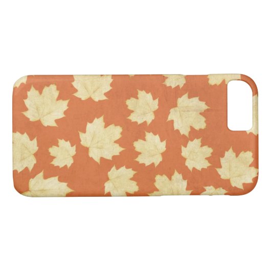 オレンジメープルの葉 Case-Mate iPhoneケース (裏面(横))
