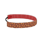 オレンジメープルリーフ秋シームレスパターン アスレチックヘッドバンド (左)