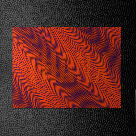 オレンジモイストライプレTHANXモダン シーズンポストカード