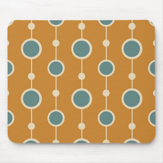 オレンジモダンな低下 マウスパッド (正面)