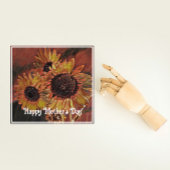 オレンジモダンひまわりアート母の日の写真