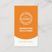 オレンジモダンプロフェッショナル 名刺 (裏面)