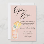 オレンジモダン色のおもしろい写真 セーブザデート (正面)