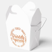 オレンジモダン色のフレンドリテイクアウトボックス フェイバーボックス (オープン)