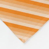 オレンジモダン色の色のパターン フリースブランケット (角)