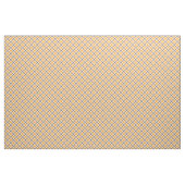 オレンジモダン色の茶色の格子模様 ファブリック (ヤード)