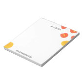 オレンジモダン色イエローウォーター親愛カラーGod Notepad ノートパッド (回転)