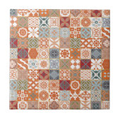 オレンジモロッコタイル タイル (正面)