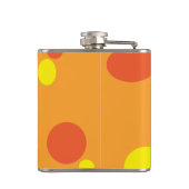 オレンジモンスター顔フラスコ フラスク (裏面)