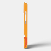 オレンジモンスター顔iPadエアケース Case-Mate iPhoneケース (裏面 / 左)