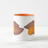オレンジヤム焼いたサツマイモ料理グルメシェフ マグカップ (中央)