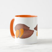 オレンジヤム焼いたサツマイモ料理グルメシェフ マグカップ (正面左)