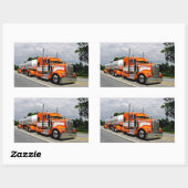 オレンジヤ嫉妬ステッカー 長方形シール (シート)