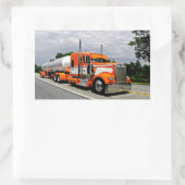 オレンジヤ嫉妬ステッカー 長方形シール (バッグ)