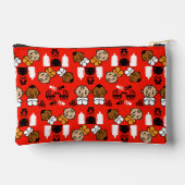 オレンジユニーク新生児ギフト アクセサリーポーチ (裏面)