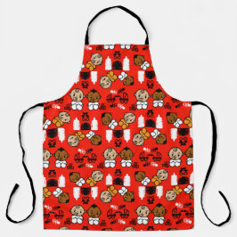 オレンジユニーク新生児ギフト エプロン