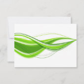 オレンジユリRSVPカード 出欠カード (裏面)