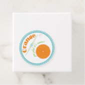 オレンジユー嬉しい夏のおもしろいフルーツテーマ フェイバータグ (インサイチュ)