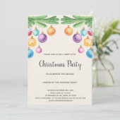 オレンジライトクリスマス招待状 招待状 (スタンド正面)