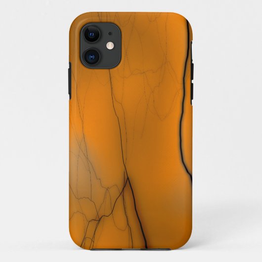 オレンジライトニングiPhoneケース Case-Mate iPhoneケース (裏面)