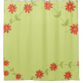 オレンジライムカーテン シャワーカーテン (正面)