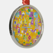 オレンジライン メタルオーナメント (右)