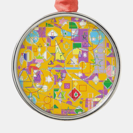 オレンジライン メタルオーナメント (正面)