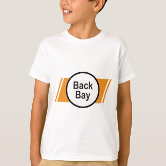 オレンジライン: Back_Bay Tシャツ