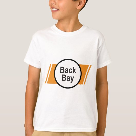 オレンジライン: Back_Bay Tシャツ (正面)