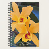オレンジラエリオカトレヤオーキズフローラ プランナー手帳 (正面)