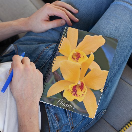 オレンジラエリオカトレヤオーキズフローラ プランナー手帳