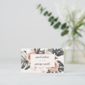 オレンジラストボホモストレラフローラ結婚のウェブサイト 名刺 (スタンド正面)