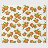 オレンジラッピング紙 ラッピングペーパー (フラット)