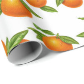 オレンジラッピング紙 ラッピングペーパー (ロールコーナー)