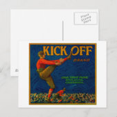 オレンジラベル キックオフ レッドランズ, CA ポストカード (正面/裏面)