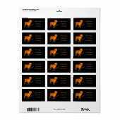 オレンジラム ラベル (フルシート)