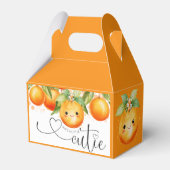 オレンジリトルかわいこちゃんオレンジシトラスベビーシャワー フェイバーボックス (正面サイド)