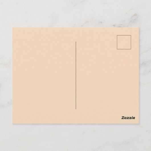 オレンジリトルかわいこちゃんシトラス1st誕生日招待状 ポストカード (裏面)